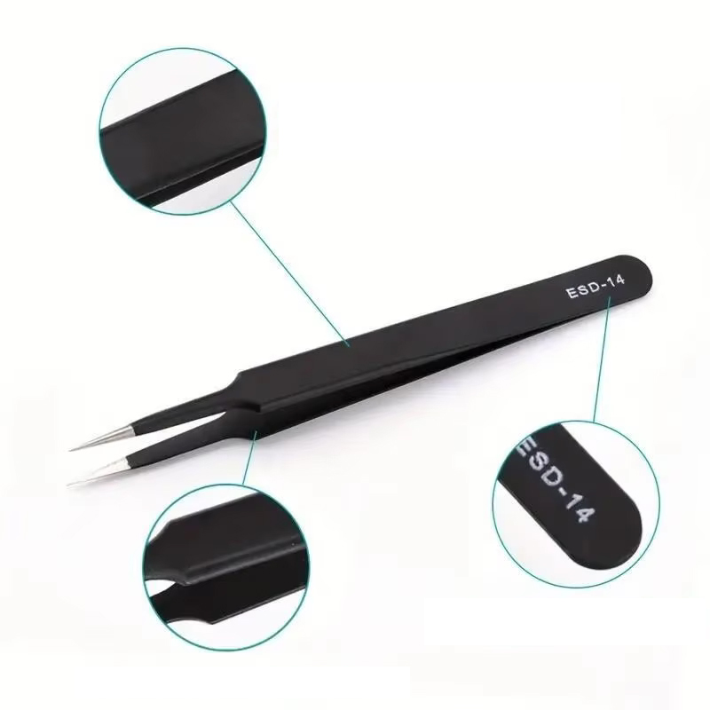 6 stuks precisie ESD-pincetten - Sewing Repair recensie en prijs