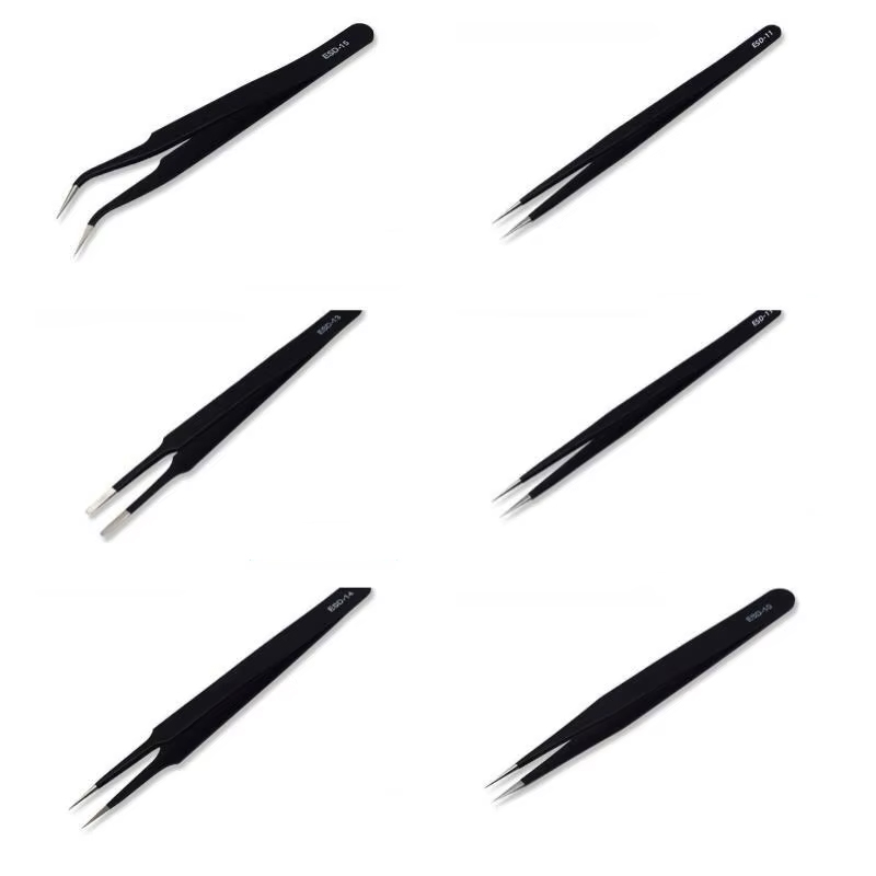 6 stuks precisie ESD-pincetten - Sewing Repair recensie en prijs