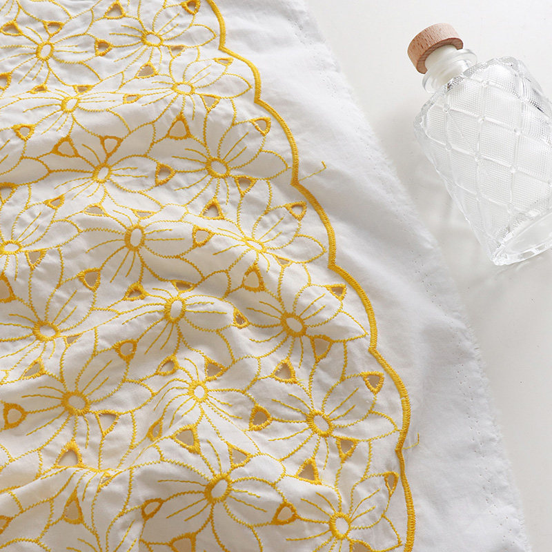 100% katoenen geborduurde kant - Sewing Eyelet Fabric recensie en prijs