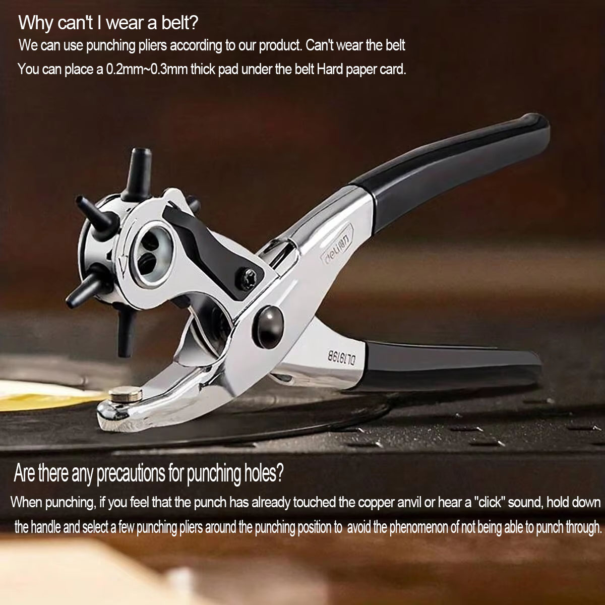 1pc-Belt Punch Tangen Lederen  - Sewing Eyelet Fabric recensie en prijs