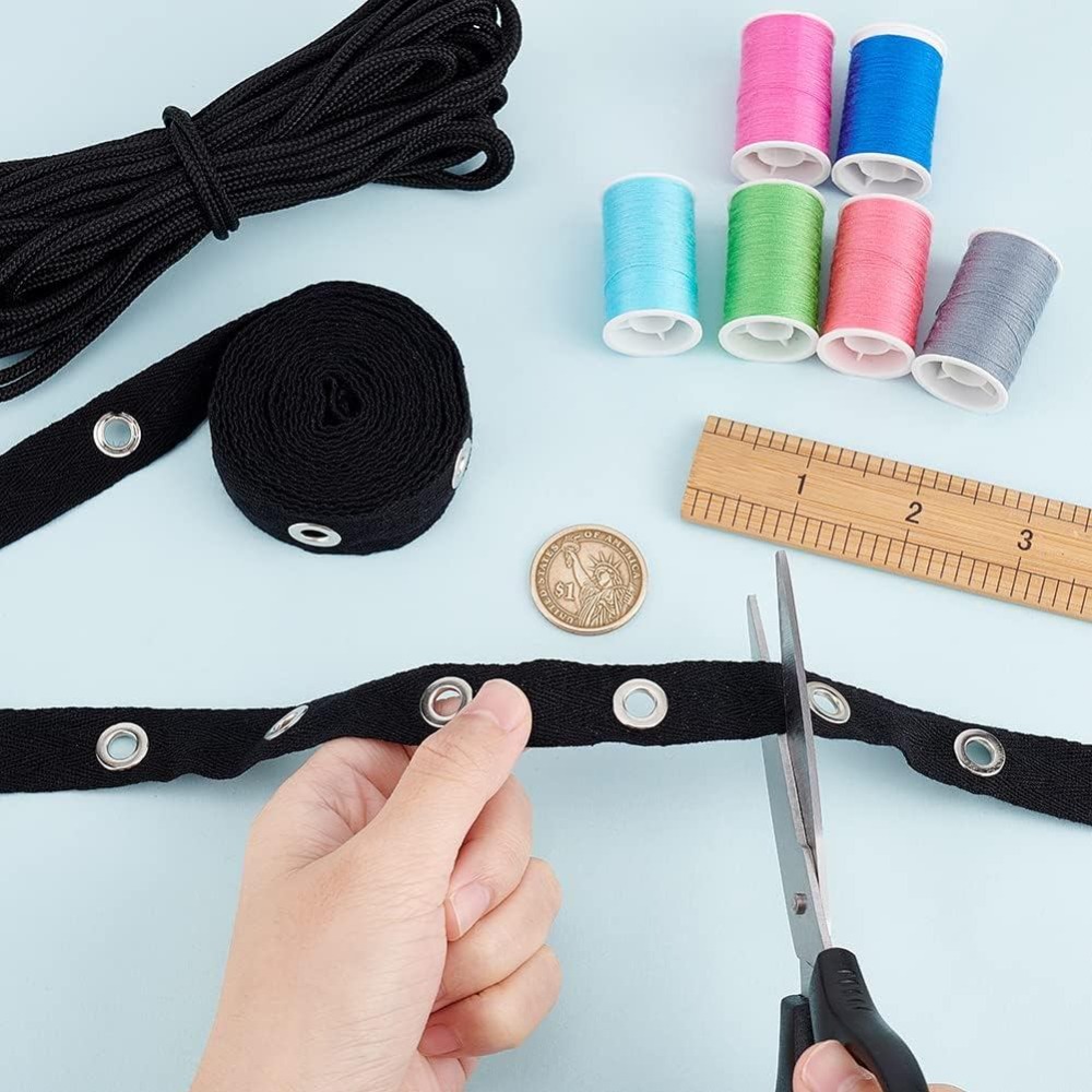 3 yards oogjeband trim zwart a - Sewing Eyelet Fabric recensie en prijs