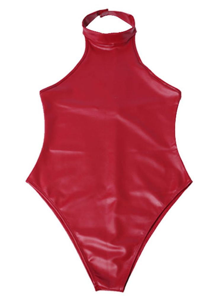 Faux Latex Pu Lederen Catsuit  - Sewing Latex recensie en prijs